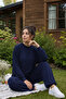 Women's Crew Neck Casual Loose Fit Set - 4