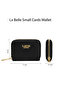 Women's Belle Small Card Wallet (Black) - 7