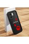 Infinix Smart 9 Compatible Black Silicone Case with Red Lipstick Pattern, Camera Protection, Shock Absorption - 2