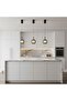 Ashton Pendant Lamp Adjustable length Smoke Grey 2m, For Lounge, Dining And Bedroom Ceiling Decor - 3