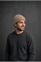 Unisex Winter Knitwear Beige Beanie |   Plain Basic Knitted Beanie Model - 5