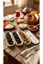 Dalya Porcelain 4-Piece Olive Bowl Set - 5