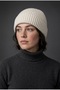 Unisex Winter Knitwear Ecru Beanie |   Plain Basic Knitted Beanie Model