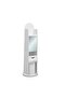 Kate Swivel Standing Cabinet With Mirror And Stool White