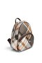 Khaki - Brown Plaid Women's Backpack Sp945 - 2
