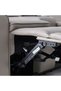 Aurevo 2 Seater Faux Leather Recliner With Console And Storage + Wireless Charging Light Grey - 7