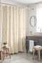 Simple Striped Flowers Patterned Shower Curtain, Bathtub Curtain 175X200Cm - 5