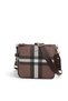 Dark Brown - Brown Plaid Women's Crossbody Bag Sp884 - 5