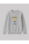 Pokemon Printed Sweatshirt Without Hood for Boys