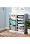 Kinder Slide And Stack Multi Storage Organizer With 9 Bins-White