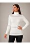 Full Turtleneck Knitwear Sweater - Bone - 3