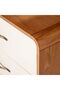 Nordomi 6-Drawer Dresser with Mirror with Stool Beige/Natural With 2-Year - 5