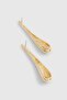 7 cm Gold Drop Earrings - 6