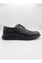 Genuine Leather Orthopedic Large Size 45-46 Classic Black Men's Shoes Te0405 - 6