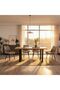 Wellington Straight Dining Table Legs Set Of 2-Black, Includes 2-Dining Table Legs Only - 6