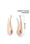 7 cm Gold Drop Earrings - 4