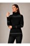 Full Turtleneck Knitwear Sweater - Black - 3