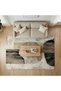 Galeria Lux Modern Abstract Rug 160x230 Grey White, Floor Rug For Seating And Bedroom Areas - 2