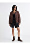 Baklava Patterned Oversize Women's Inflatable Coat - 2
