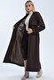 Double-Capped Long Women's Trench Coat - 5