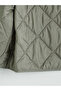 Peak New Season Khaki Diamond Patterned Oversize Women's Puffer Coat - 8