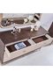 Atlanta 6 Drawer Dresser with Mirror And Stool Walnut/Beige - 5