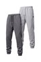 2-Piece Men's Fleece Lined Lace-Up Waist Jogger Sports Sweatpants