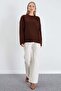 Wide Sleeve Crew Neck Casual Knit Sweater - 5
