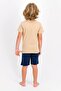 Boy's Navy Blue Bermuda Suit Rp1695-3 - 3