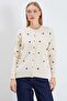 Floral Embroidered Buttoned Knitwear Cardigan - 4