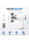 A Multi-Head Fascia Gun Electric Massager for Home Fitness, Featuring Nine Interchangeable Massage Heads, Six Speed Settings, And USB Charging, Making It Ideal for Home, Fitness - 3