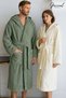 Savanna |   Set of 2 Cotton Unisex Velvet Hooded Bathrobes |   Ultra Soft |   Women's Bathrobe |   Men's Bathrobe |   Dowry |   Bathroom