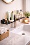 Black Metal Bathroom Shelf, over the Sink Organizer, Wall Shelf, Shampoo Holder - 6