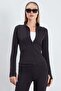 Finger-Loop Diving Fabric Slim Fit Jacket