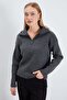 Half-Zip Turtleneck Knit Sweater