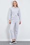 3 Thread Basic Stopper Hooded 2-Piece Tracksuit Set