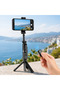 100 cm Led Lighted Selfie Stick Wireless Remote Control Tripod Phone Holder - 3