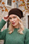 Women's Drawstring Backless Loose Knitwear Beanie - Flowy Winter Beanie