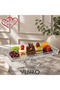 Glass Presentation Plate with Stand 26X15 cm Glass Cake Stand Stylish Fruit Cookie Serving Tray Rectangular Candy Tray Luxury Glass Tray Dowry Gift Presentation Plate - 4
