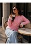 Women's Front Buttoned Waist-Tie Knitwear Cardigan – Cardigan Suitable for Hijab Wear - 2