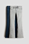 2'li Flared Leg Low Jeans