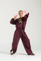 Girl's 8855 Plaid Corded 2-Thread Pants - 2
