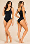 2-Pack Women's Thick Strap Cotton Snap Bodysuit - 7