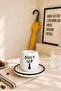 Himym - Suit up Handmade Handleless Ceramic Cup & Coaster Set – 150 ml - 3