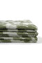 Fiorella 3-Piece Kitchen Towel Hand Towel Drying Towel Set 100% Cotton 50X50 cm Green - 6