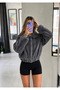 Belted Bomber Foks Cashmere Jacket - 4