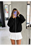 Hooded Bomber Cashmere Jacket - 6
