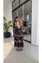 Lilyumlu Floral Dress Black - 3