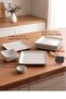 6 Pieces 11 cm White Square Serving Plate Unbreakable Melamine Sauce Bowl Jam Bowl Appetizer Plate (11 X 11 cm) - 2