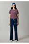 High-Waisted, Straight-Cut, Straight-Leg Women's Trousers. - 2